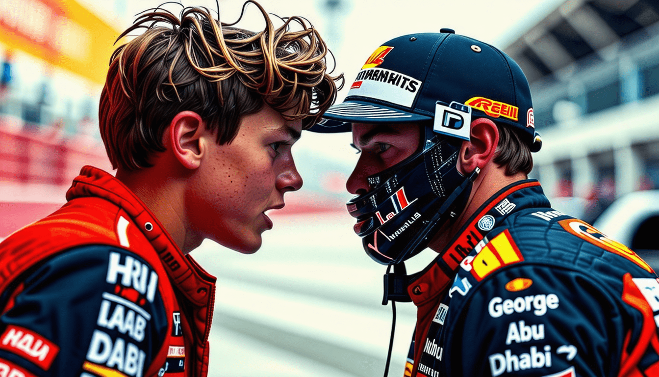 découvrez l'analyse de gaëtan vigneron sur le dernier grand prix de f1 à abu dhabi, où il dépeint le conflit verbal entre george russell et max verstappen comme un véritable jeu d'enfants. plongez dans les coulisses de cette joute verbale et les enjeux qui en découlent.