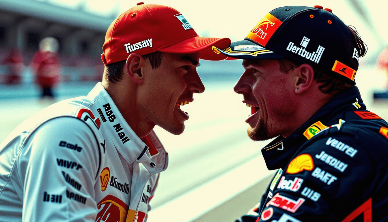 découvrez l'analyse percutante de gaëtan vigneron sur le conflit verbal entre russell et verstappen lors du grand prix de formule 1 à abu dhabi. plongez dans cette controverse qui rappelle un jeu d'enfants et explorez les dynamiques de rivalité sur la piste.