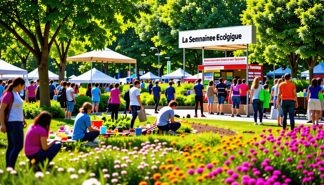 découvrez la semaine écologique, un événement inspirant dédié à la sensibilisation et à la préservation de notre planète. participez à des ateliers, des conférences et des activités écologiques pour apprendre à adopter des pratiques durables et faire une différence positive dans votre communauté.