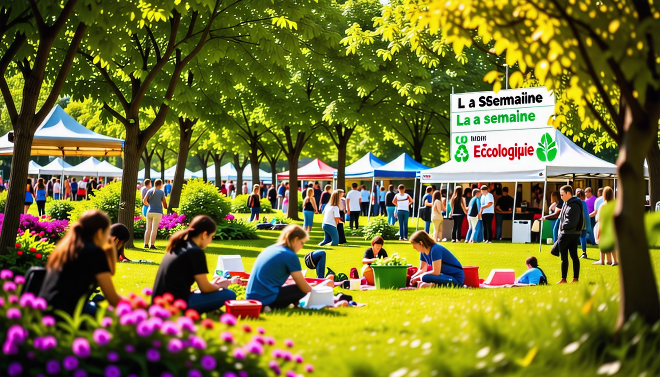 découvrez la semaine écologique, un événement incontournable dédié à la sensibilisation et à l'éducation sur les enjeux environnementaux. participez à des ateliers, des conférences et des activités pour promouvoir des pratiques durables et responsables au quotidien. rejoignez-nous dans notre engagement pour un avenir plus vert !