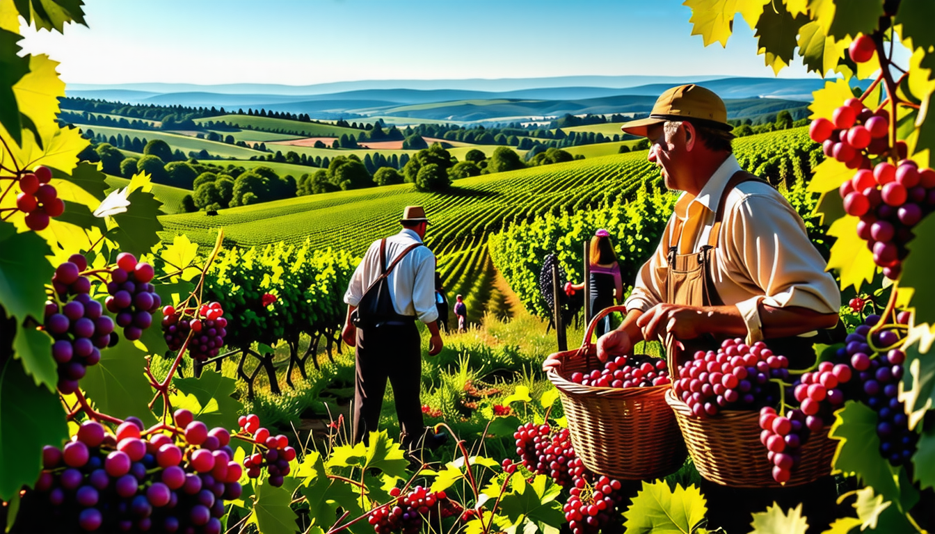 découvrez le lancement des vendanges au domaine de la coche à sainte-pazanne. plongez dans une nouvelle saison viticole riche en saveurs et en traditions. rejoignez-nous pour célébrer cette période essentielle de notre héritage vinicole.