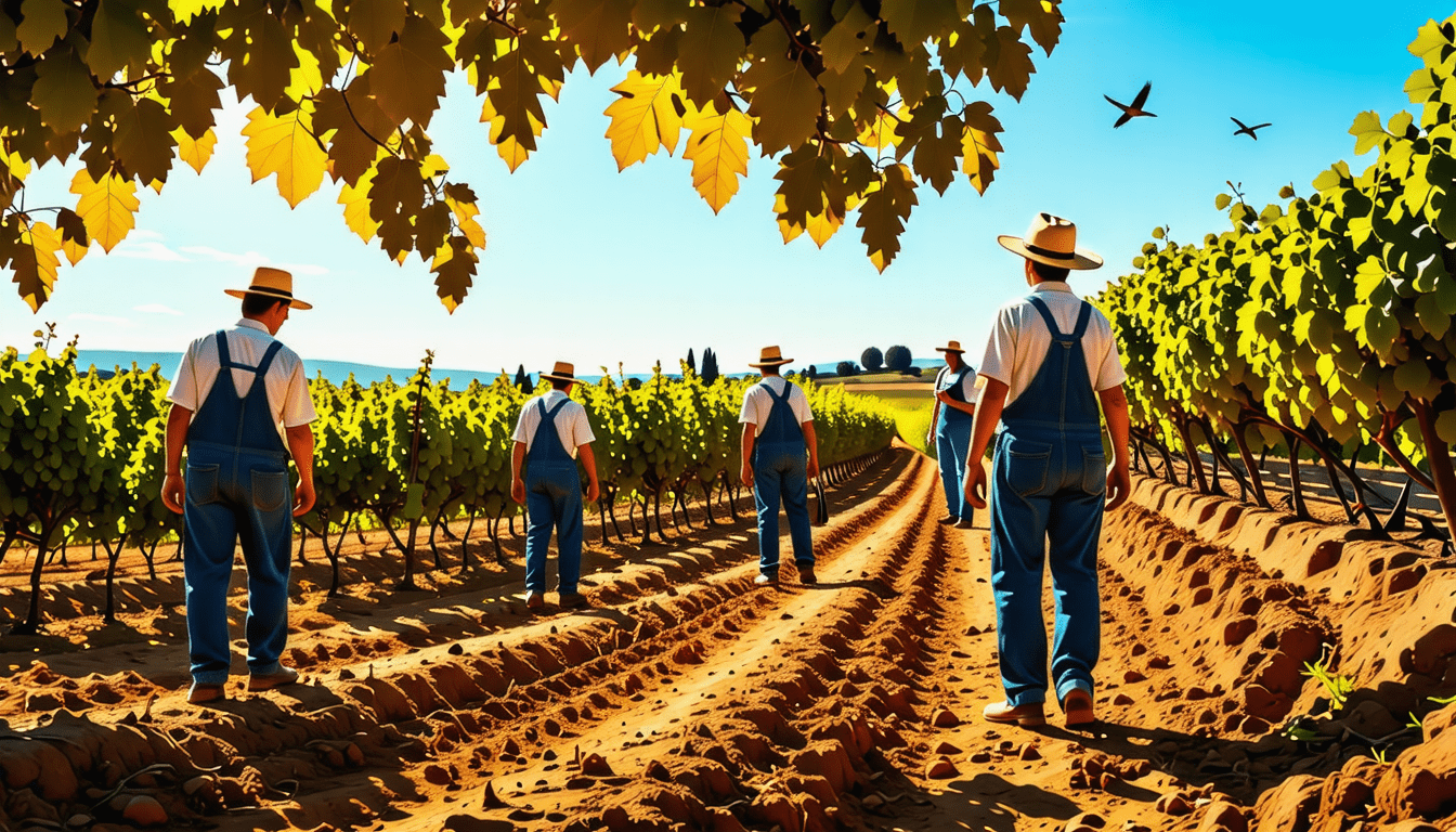 découvrez les viticulteurs du nord du vaucluse en pleine action à travers notre galerie photo captivante. vivez l'authenticité et la passion de ces artisans du vin au cœur des paysages provençaux.