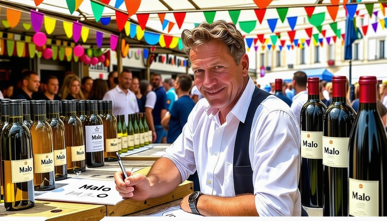rejoins philippe katerine en direct de nantes pour une séance de dédicaces unique des étiquettes du vin malo. ne manque pas cet événement exclusif où l'artiste et le monde viticole se rencontrent !