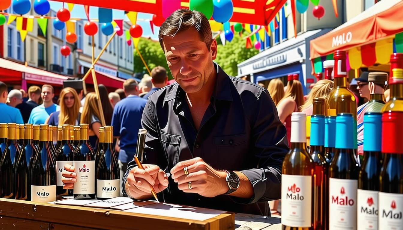 rejoignez philippe katerine en direct de nantes pour une rencontre unique ! ne manquez pas l'occasion de faire dédicacer les étiquettes du vin malo par cet artiste talentueux. une expérience inoubliable pour les amoureux du vin et de la musique !