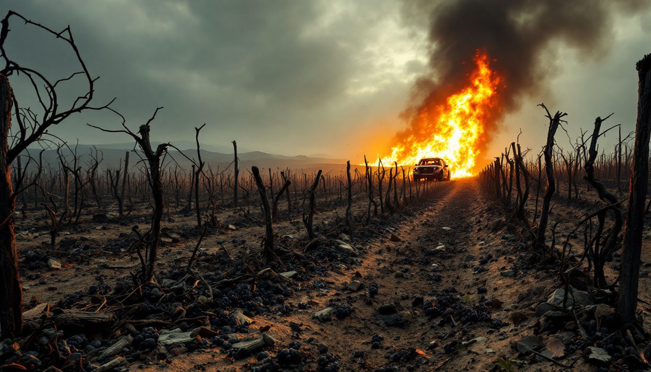découvrez les conséquences dramatiques qu'a entraînées l'incursion d'un véhicule tout-terrain sur une parcelle du renommé vignoble de condrieu, au cœur de la loire. cet incident soulève des enjeux de préservation et de respect de l'environnement viticole.
