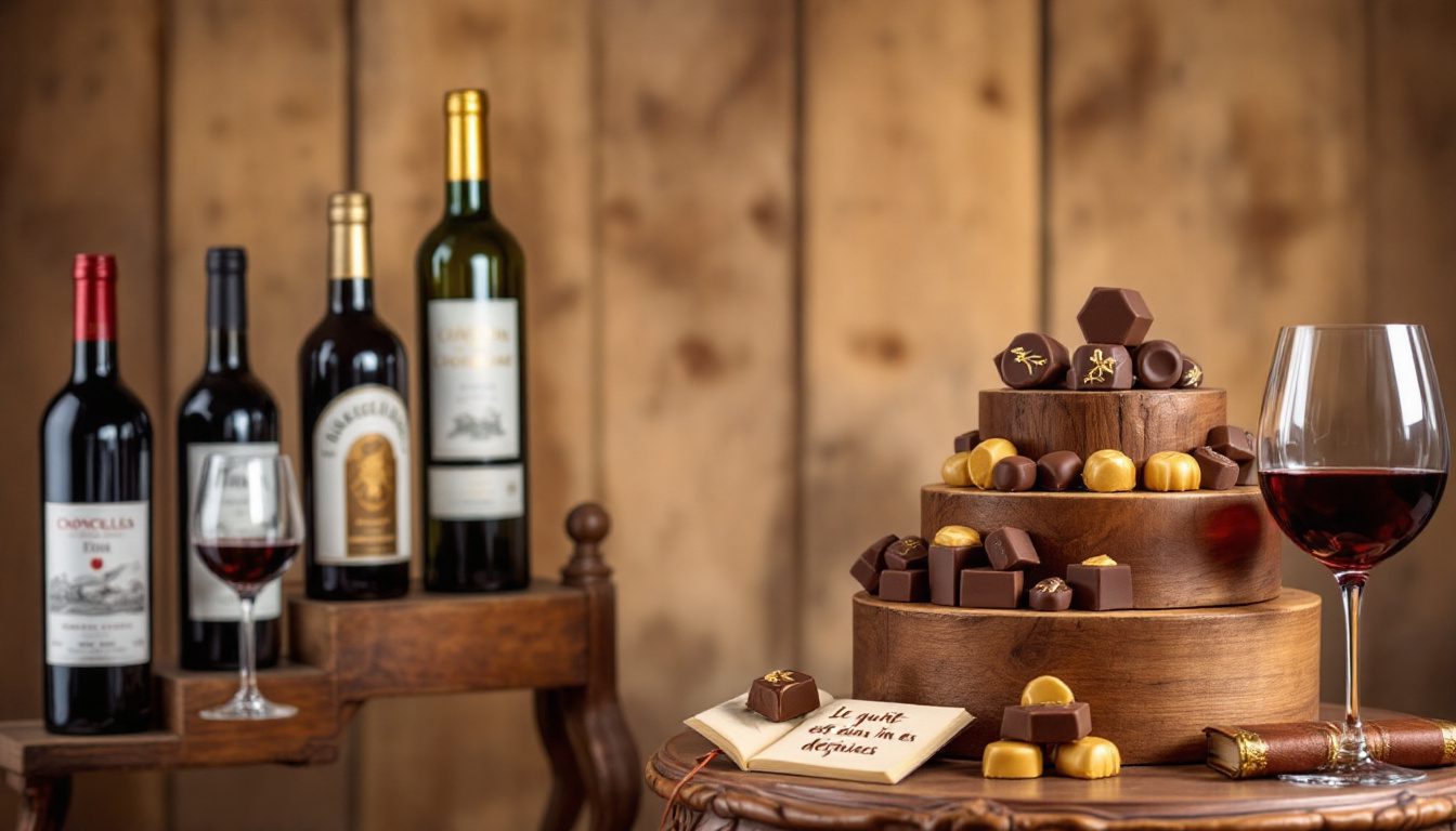 découvrez une expérience unique à plœmeur où l'art du chocolatier rencontre le savoir-faire du vinificateur. plongez dans un univers de saveurs audacieuses et de créations innovantes qui subliment les plaisirs gustatifs. ne manquez pas cette alliance exceptionnelle qui réinvente le mariage du chocolat et du vin.