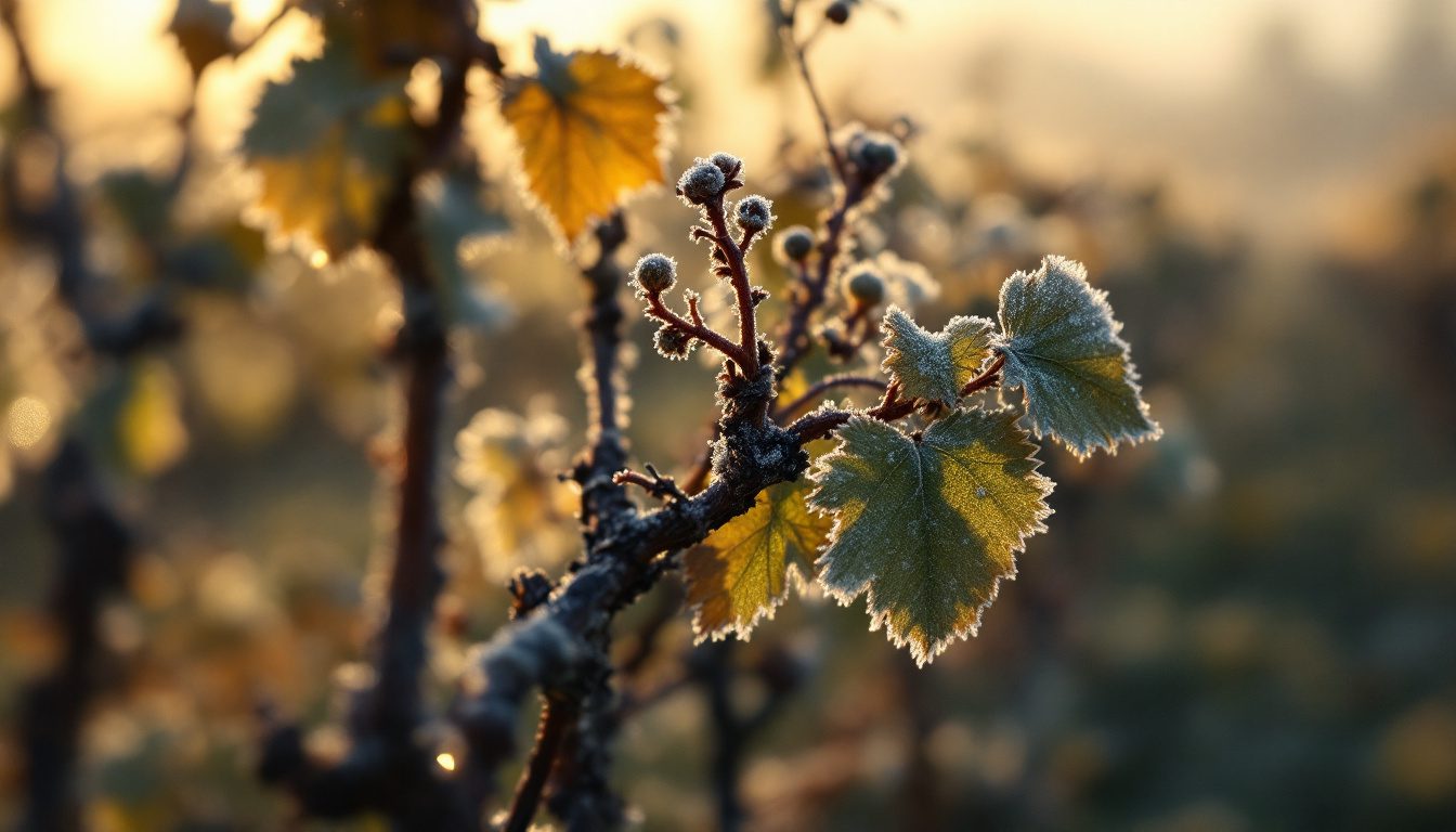 découvrez l'impact dévastateur des gelées printanières sur les récoltes de vignobles en france. analyse des conséquences climatiques sur la production viticole, stratégies d'adaptation, et témoignages de vignerons face à ce phénomène inquiétant.