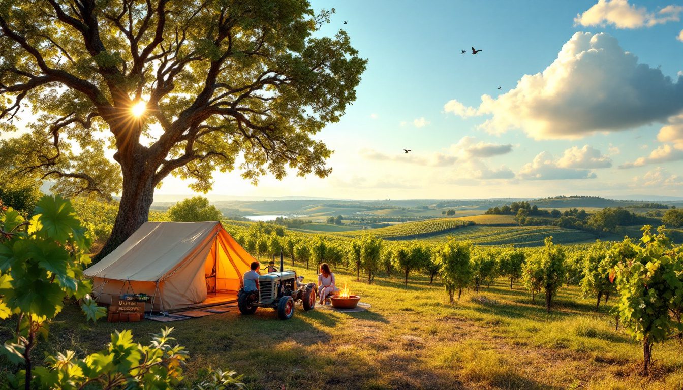 découvrez comment un viticulteur audacieux d'oriolles fait face à la crise du cognac en ouvrant un camping à la ferme. une initiative unique alliant terroir et tourisme pour revitaliser la région.