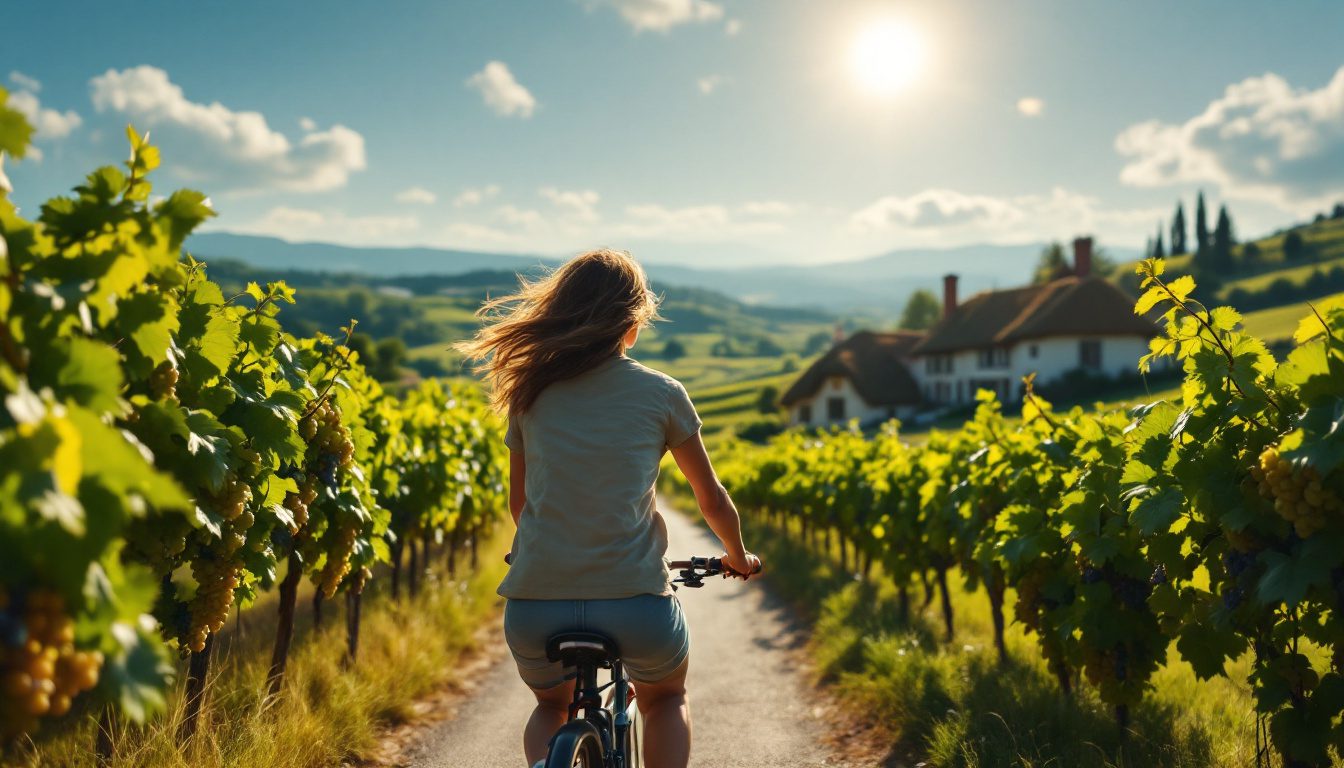 découvrez la france sous un nouvel angle en parcourant ses magnifiques vignobles à vélo. une aventure inoubliable alliant nature, culture viticole et gourmandise, idéale pour les amateurs de paysages pittoresques et de bonne cuisine.