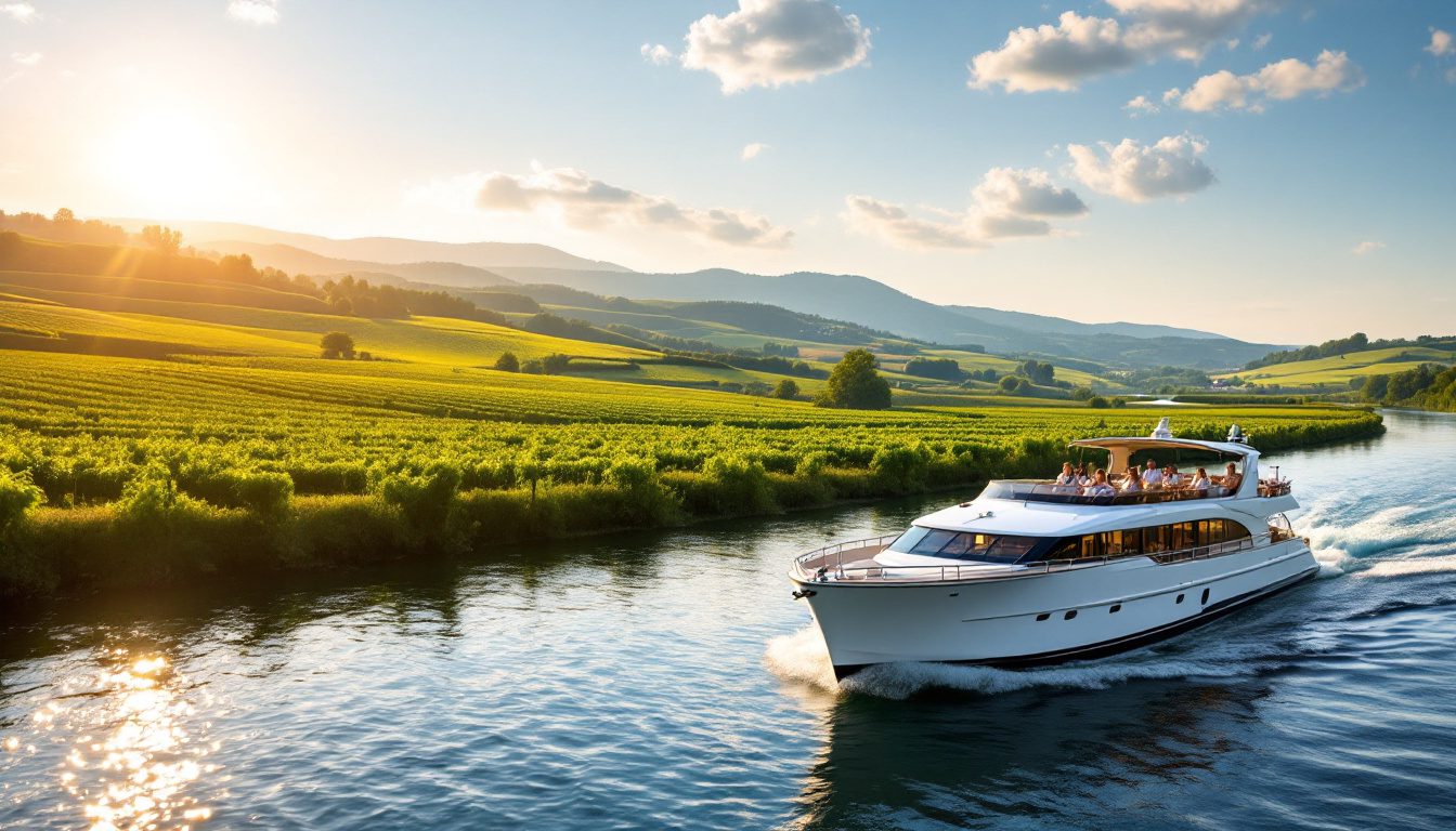 découvrez l'élégance d'une croisière fluviale de luxe au cœur des prestigieux vignobles de champagne. profitez de paysages enchanteurs, de dégustations de champagne raffinées et d'un service personnalisé, le tout à partir de 63 000 £. une expérience inoubliable pour les amateurs de vin et de voyage.