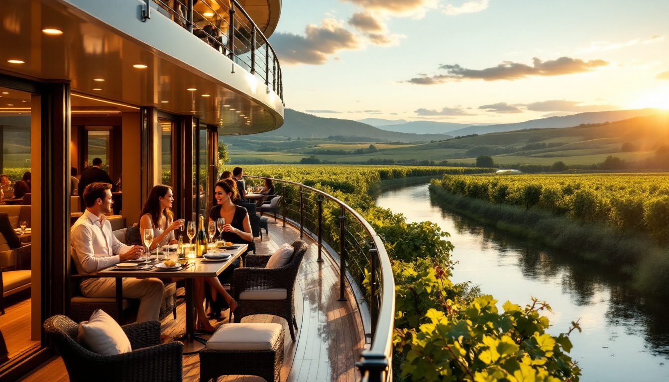 découvrez l'élégance d'une croisière fluviale de luxe au cœur des prestigieux vignobles de champagne. profitez de paysages à couper le souffle et de services exclusifs, avec des billets à partir de 63 000 £.