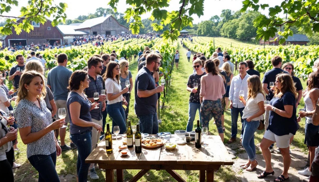 vivez un week-end de pentecôte unique et authentique chez un vigneron. découvrez les secrets de la vinification, participez à des dégustations savoureuses et profitez d'activités en pleine nature tout en partageant des moments conviviaux. évadez-vous et plongez dans l'univers riche et passionnant du vin.